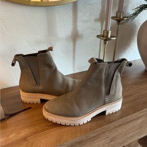 Toms Olive Ankle Boots